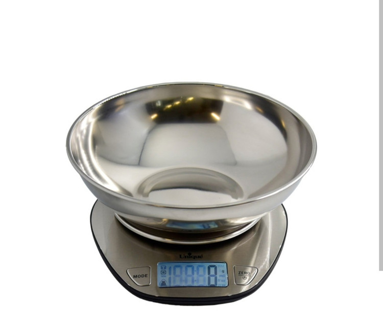 ترازوی اشپزخانه ۵کیلویی کاسه دار یونیک مدلUN-6520